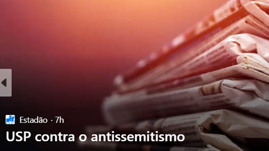 Antissemitismo na USP Jornal Estadao 30 Outubro 2024