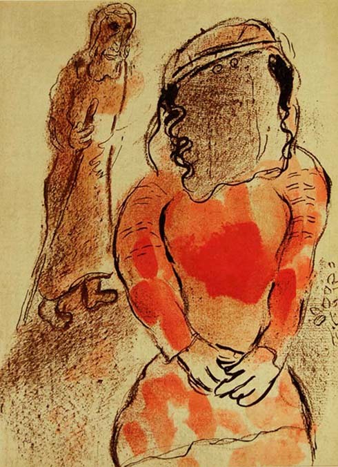 Marc Chagall Tamar and Judah