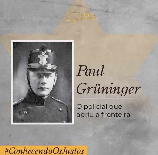 Conhecendo os Justos Memorial do Holocausto Paul Grüninger